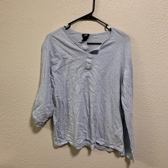 Men’s Half Button Long Sleeve - Picture 2 of 3